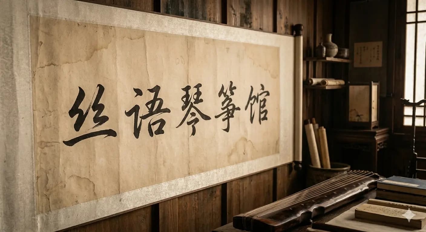 丝语琴筝馆背景